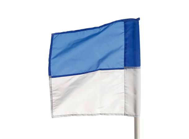 Hjørneflagg blå/hvit